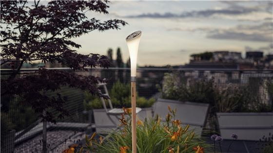 ClickUp! GARDENA- lampe solaire de jardin sur pic