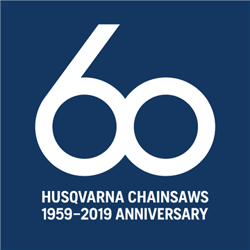 Logo - 60 years of chainsaws