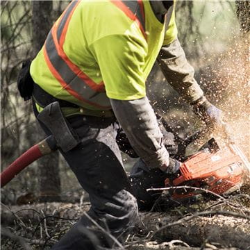 Chainsaw logger with 572 XP