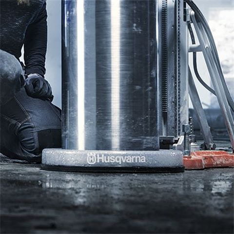 Husqvarna’s new slurry rings are ideal to keep tough drilling jobs clean and tidy.