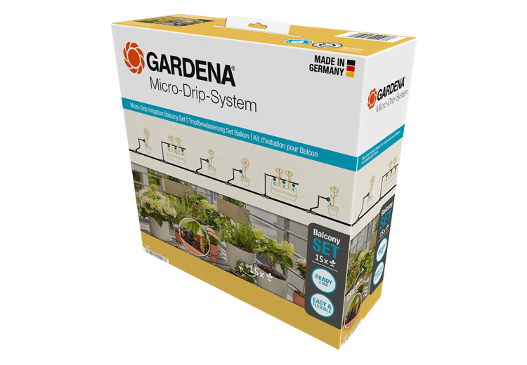 Micro-Drip-Bewatering Balkon Set (15 planten)​