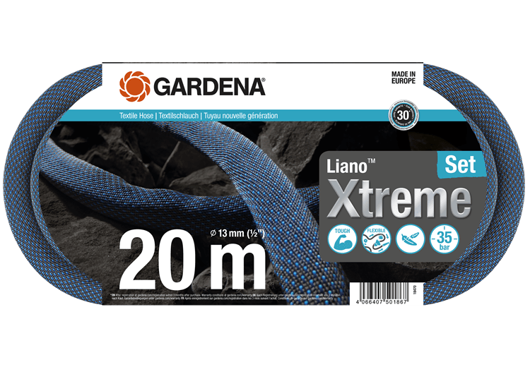 Textielslang Liano™ Xtreme 20 m Set