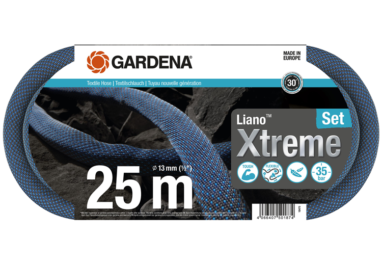 Textielslang Liano™ Xtreme 25 m Set