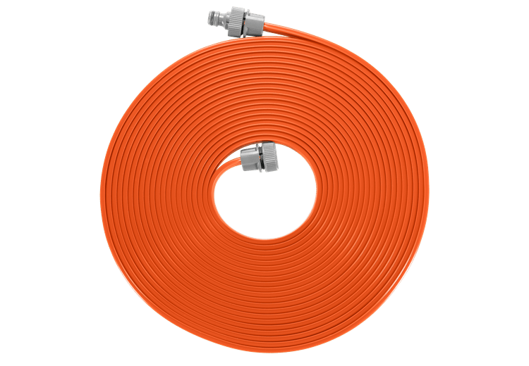 Tuyau arroseur souple 15 m, orange