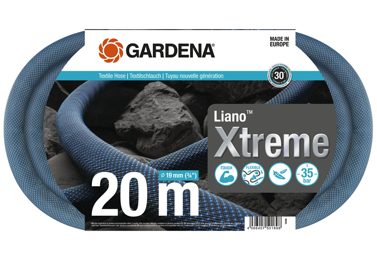 Textielslang Liano™ Xtreme 19 mm (3/4”), 20 m