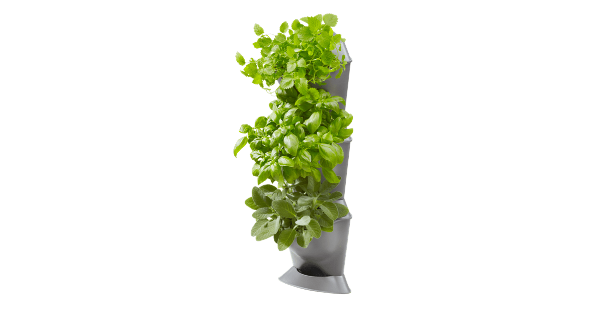Three Corner Planters Suitable for Vertical Planters for Planting Greenery on Balconies and Courtyards 13153-20 Gardena Natureup Corner Basic Set Automatic Watering Possible