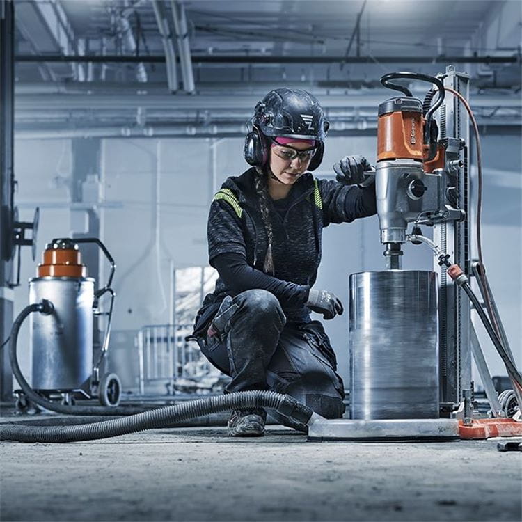 Husqvarna DM 400 drill motor series is part of a full drilling system with specially engineered accessories that let you get the most out of your workday.
