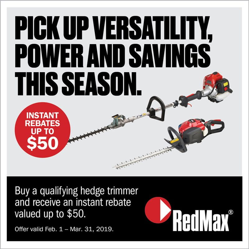 RedMax Hedge Trimmer Rebate