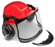 Protective helmet with Max Sight visor