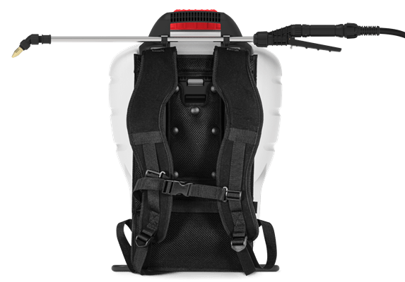 Harness for Red Max backpack battery sprayer