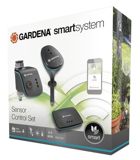 twee weken geboren Persoon belast met sportgame Gardena Our smart system products smart Sensor Control Set