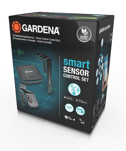 twee weken geboren Persoon belast met sportgame Gardena Our smart system products smart Sensor Control Set