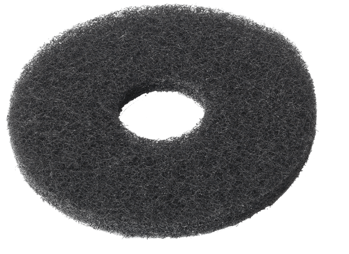 Black buffing pad, 280 mm
