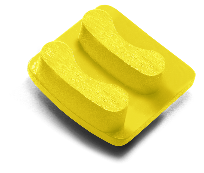Redi-Lock segment, G1420, Grit 50, Yellow