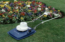 Blue and white mower, timeline