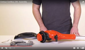 contour cordless 24v assembly youtube video