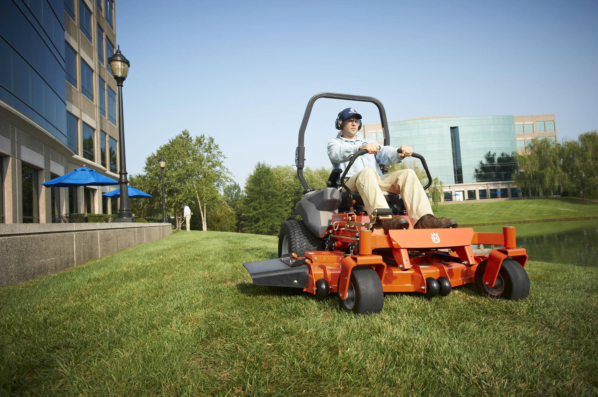 Husqvarna Zero-Turn Mowers are durable, with a large steel tube chassis and powerful engines
